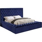 Bliss Queen Navy Bed