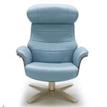 Jm Karma Blue Lounge Chair