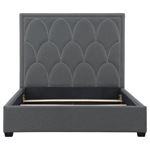 Bowfield Charcoal Upholstered Panel Bed 315900