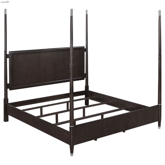 Emberlyn Rich Brown Wood Poster Bed 223061