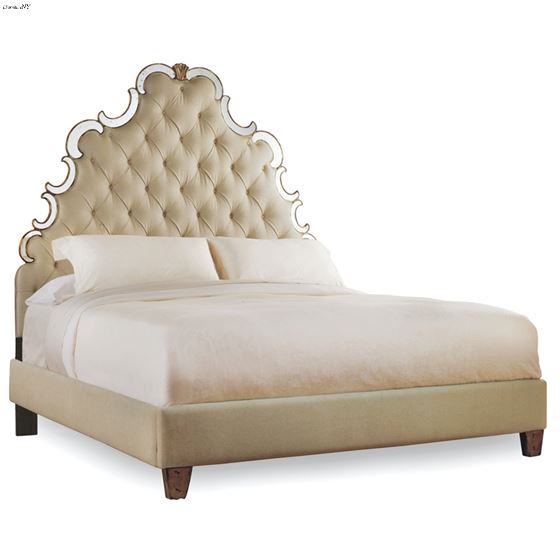 Sanctuary Bling Tufted Bed Upholstered Bed By Hooker Furniture 3016-90850