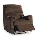 Nerviano Chocolate Fabric Recliner 10802 By Ashley Signature Design