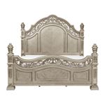 Catalonia Traditional Platinum Gold Queen Bed 1824PG-1 By Homelegance
