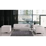 Windsor Modern Tufted Eco-Leather Sofa Set