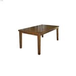 Ralene D594 Burnished Brown Dining Table 1