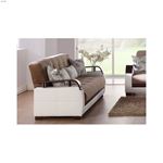 Natural Loveseat in Naomi Light Brown by Istikbal