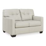 Belziani Coconut Leather Tufted Loveseat 54705 By Ashley Signature Design