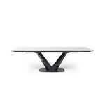 9189 Ceramic Top Marble Design Extention Dining-3