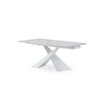 9113 Ceramic Top Marble Design Extention Dining Table - 63 Inch By ESF Furniture