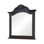 Cambridge Cappuccino Carved Arched Mirror 203194 By Coaster