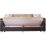 Luna Sofa Bed in Fulya Brown by Istikbal Storage