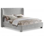 Penny Grey Chenille Upholstered Bed By Meridian Furniture