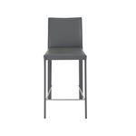 Hasina Grey Counter Stool 38626GRY by Euro Style Front
