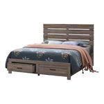 Brantford Barrel Oak King Storage Bed 207040KE By Coaster