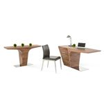 Bismarck Contemporary Walnut Console Table- 3