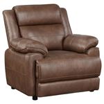 Ellington Dark Brown Padded Arm Chair 508283 By Coaster