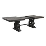 Arasina Double Pedestal Trestle Dining Table 5559N-96 Open