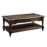 Heath Court Brown Oak Storage Coffee Table 1682-30 By Homelegance