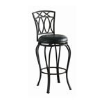 Metal Black Swivel Bar Stool 122060 By Coaster