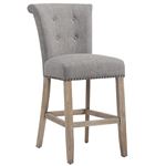 Selma 26" Counter Stool Grey and Vintage Oak 203-221 by Inspire