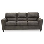 Navi Smoke Faux Leather Queen Sofa Bed 94002-3