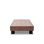 Modrest Stilt Modern Walnut Coffee Table 3