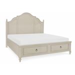 Brookhaven Vintage Linen Storage Panel King Bed By Legacy Classic