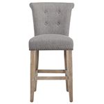 Selma 26" Counter Stool Grey and Vintage Oak 203-221 Front