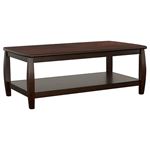 Dixon Espresso Rectangular Wood Coffee Table 701078 By Coaster