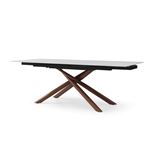 9063 Ceramic Top Marble Design Extention Dining Table - 71 Inch By ESF Furniture