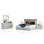 Ethan Italian Modern Grey Bedroom Set