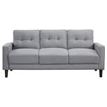 Bowen Grey Track Arm Tufted Sofa 506781-3