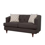 Shelby Grey Tufted Loveseat 508952-3