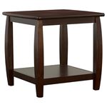 Dixon Espresso Square Wood End Table 701077 By Coaster