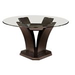 Daisy Round Glass Dining Table 710-54 Table