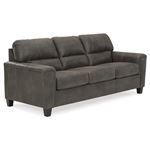 Navi Smoke Faux Leather Queen Sofa Bed 94002 By Ashley Signature Design