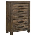 Coaster Woodmont Brown 5 Drawer Chest 222635