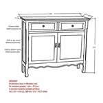 Marcela Cabinet 507-970GY - 3