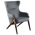 Walker Slate and Bronze Accent Chair 903053 By Coaster