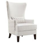 Pippin Latte Fabric Wingback Accent Chair 904066 By Coaster