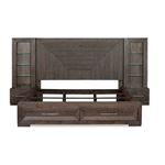 Facets Queen Wall Panel Bed with Storage Footboa-3