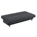 Sasta Black Convertible Sofa Bed with Storage-3