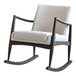 Sebastian Beige and Walnut Rocking Chair 603307 By Coaster