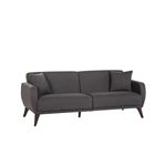 Flexy Zigana Charcoal Sofa Bed in a Box By Bellona USA