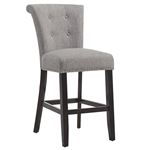 Selma 26" Counter Stool Grey and Coffee 203-221 by Inspire