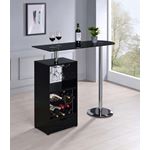 Coaster Koufax Black Pub Height Bar Table 120451