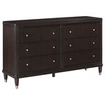 Emberlyn Rich Brown 6 Drawer Dresser 223063 By Coaster