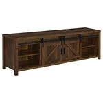 Madra 79" Rustic TV Stand with Sliding Doo-3