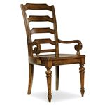 Tynecastle Chestnut Ladderback Arm Chair - Set of 2 By Hooker Furniture