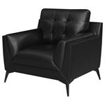 Moira Black Tufted Chair 511133-3